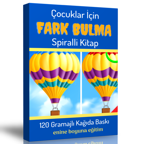 Çocuklar İçin Fark Bulma Kitabı - Enine Boyuna Eğitim