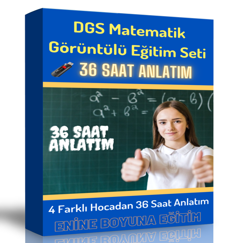 Dgs Matematik Görüntülü Eğitim Seti (36 Saat Anlatım) - Enine Boyuna Eğitim