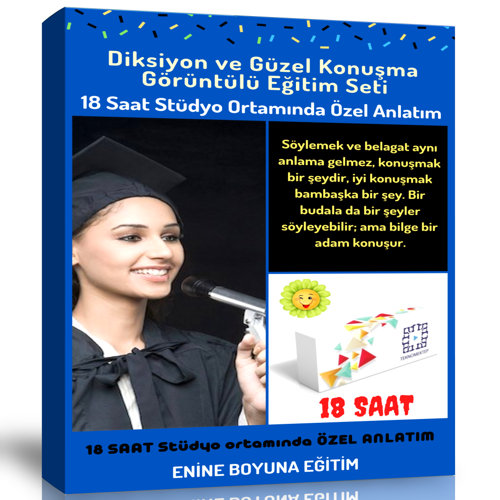 Diksiyon Ve Güzel Konuşma Görüntülü Eğitim Seti - Enine Boyuna Eğitim
