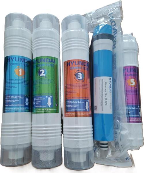 Kapalı Kasa Orjinal 5 li Fitre Set Tatlandırıcı Membran 3 Ön Filtre Set