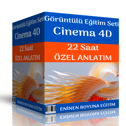 Görüntülü Eğitim Seti Cinema 4D (22 Saat Özel Anlatım) - Enine Boyuna Eğitim