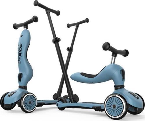 Push and Go Ebeveyn Kontrollü Çocuk Scooter Steel 240527-00071