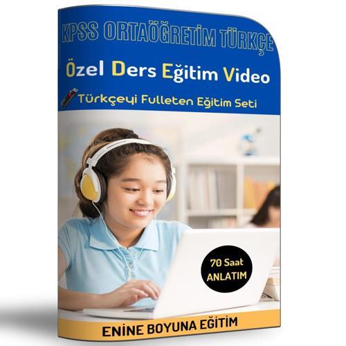 Kpss Ortaöğretim Türkçe Özel Ders Eğitim Video Seti - Enine Boyuna Eğitim