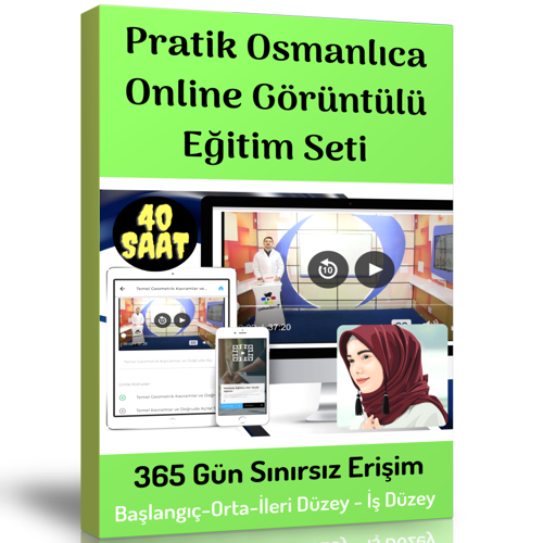 Osmanlıca Online Görüntülü Eğitim Seti - Enine Boyuna Eğitim