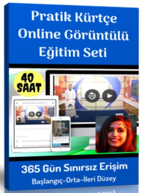 Pratik Kürtçe Görüntülü Eğitim Seti (Başlangıç-Orta-İleri Düzey) - Enine Boyuna Eğitim