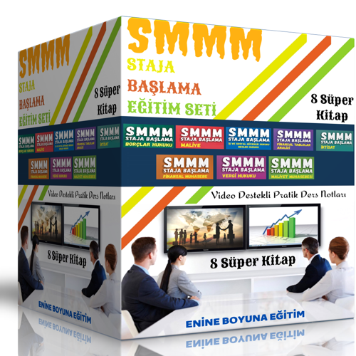Pratik Smmm Staja Başlama Hazırlık Seti (8 Süper Kitap) - Enine Boyuna Eğitim