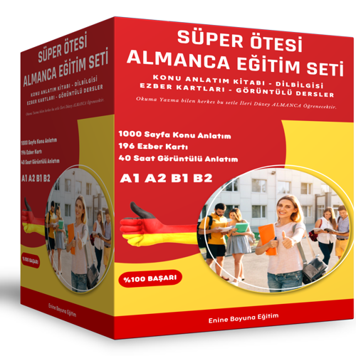 Süper Ötesi Almanca Eğitim Seti - Enine Boyuna Eğitim