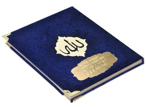 196K Kadife Ciltli Üçlü Yasin Dikişli - Çanta Boy