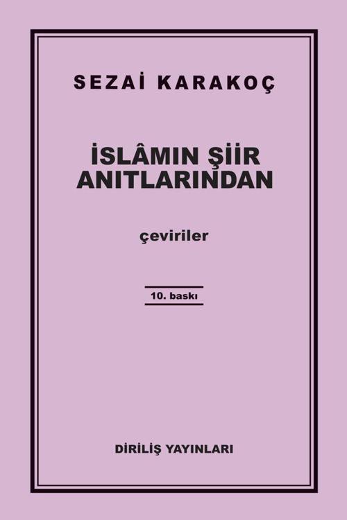 İslamın Şiir Anıtlarından