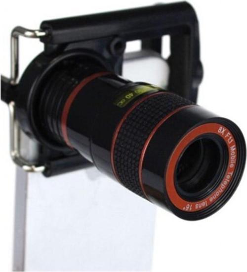 8X Zoom Optik Teleskobu,Geniş Açı Lens Iphone Için Yakından Kamera Çekme Dürbün