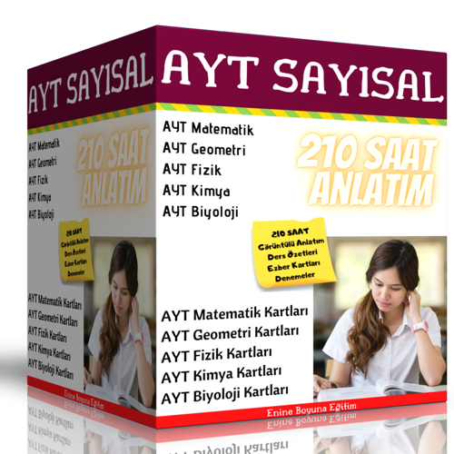 %100 Ayt Sayısal Kazandıran Eğitim Seti - Enine Boyuna Eğitim