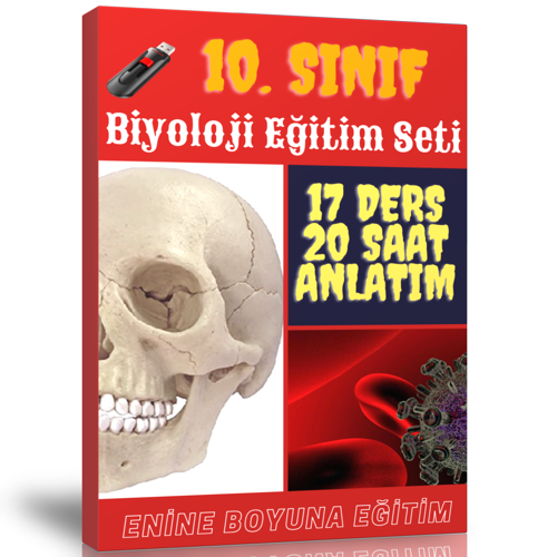10. Sınıf Biyoloji Görüntülü Eğitim Seti (17 Ders – 20 Saatlik Anlatım) - Enine Boyuna Eğitim