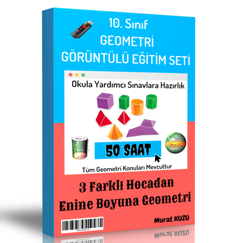 10. Sınıf Geometri Görüntülü Eğitim Seti (50 Saatlik Özel Anlatım) - Enine Boyuna Eğitim