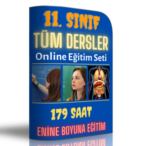 11. Sınıf Tüm Dersler Online Görüntülü Eğitim Seti - Enine Boyuna Eğitim