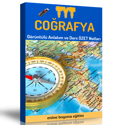 2024 Tyt Coğrafya Görüntülü Anlatım Seti (Ders Notları İlaveli) - Enine Boyuna Eğitim