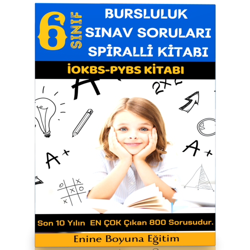 6. Sınıf Bursluluk Çıkmış Sorular Kitabı - Enine Boyuna Eğitim