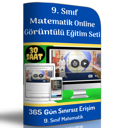 9. Sınıf Matematik Online Görüntülü Eğitim Seti - Enine Boyuna Eğitim