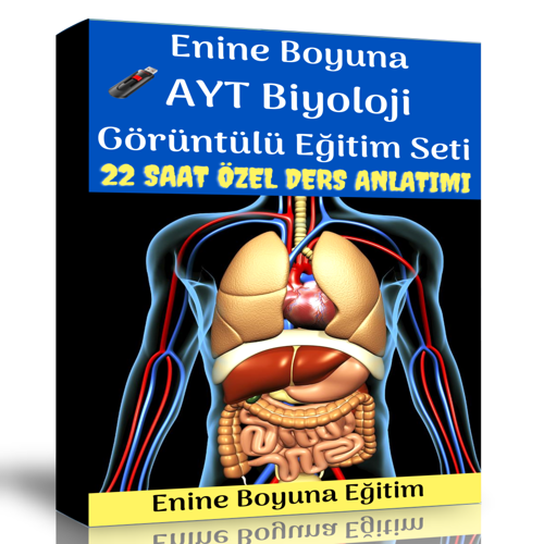 Ayt Biyoloji Görüntülü Eğitim Seti (22 Saat Özel Ders Anlatımı) - Enine Boyuna Eğitim