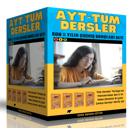 Ayt-Tüm Dersler Çıkmış Sorular (Son 5 Yılın Çıkmış Sorularıdır) - Enine Boyuna Eğitim