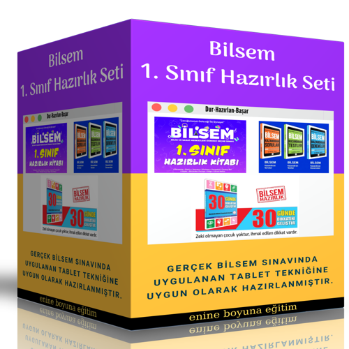 Bilsem 1. Sınıf Hazırlık Seti - Enine Boyuna Eğitim