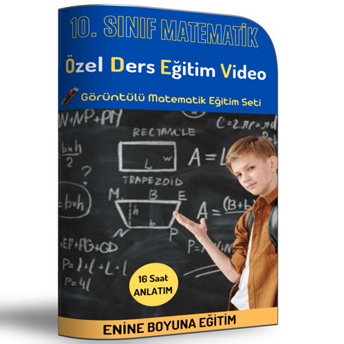 Enine Boyuna 10. Sınıf Matematik Özel Ders Eğitim Video Seti - Enine Boyuna Eğitim