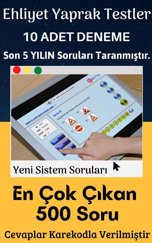 Enine Boyuna Eğitim 10’lu Ehliyet Deneme Yaprak Test