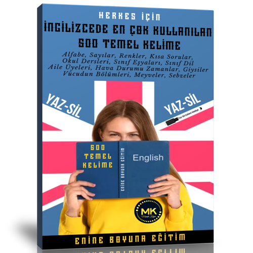 Herkes İçin İngilizcede En Çok Kullanılan 500 Temel Kelime - Enine Boyuna Eğitim