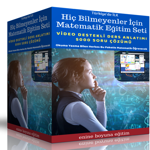 Hiç Bilmeyenler İçin Matematik Eğitim Seti - Enine Boyuna Eğitim