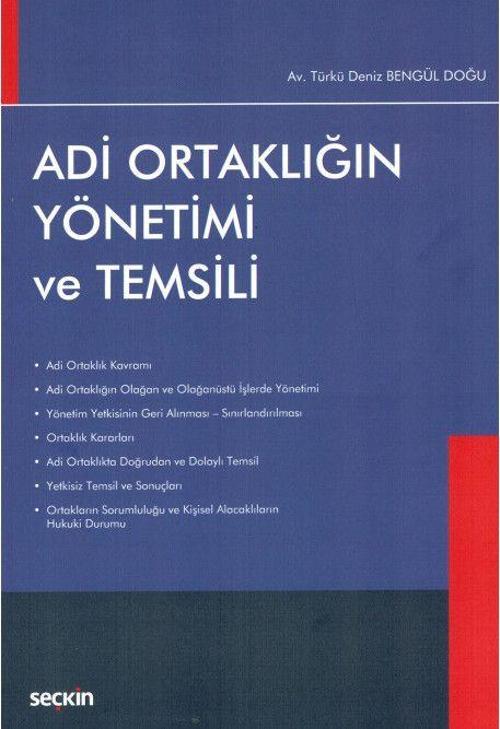 Adi Ortaklığın Yönetimi ve Temsili