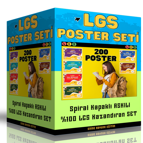 Lgs Poster Seti (%100 Kazandıran Posterler) - Enine Boyuna Eğitim
