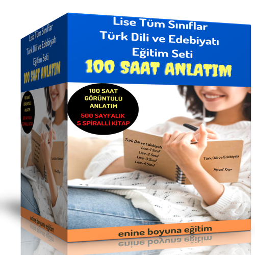Lise Tüm Sınıflar Türk Dili Ve Edebiyatı Eğitim Seti (100 Saat Anlatım) - Enine Boyuna Eğitim