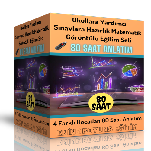 Okullara Yardımcı Sınavlara Hazırlık Matematik Seti (80 Saat Anlatım) - Enine Boyuna Eğitim