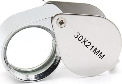 Cep Tipi Işıklı Mini Büyüteç 30X Mg-55367