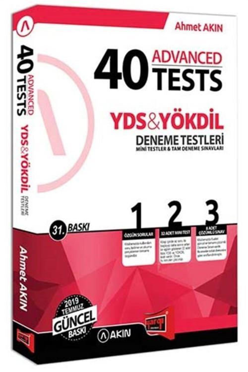Akın Dil Eğitimi Yargı Yayınları Yds Yökdil 40 Advanced Tests Deneme - 