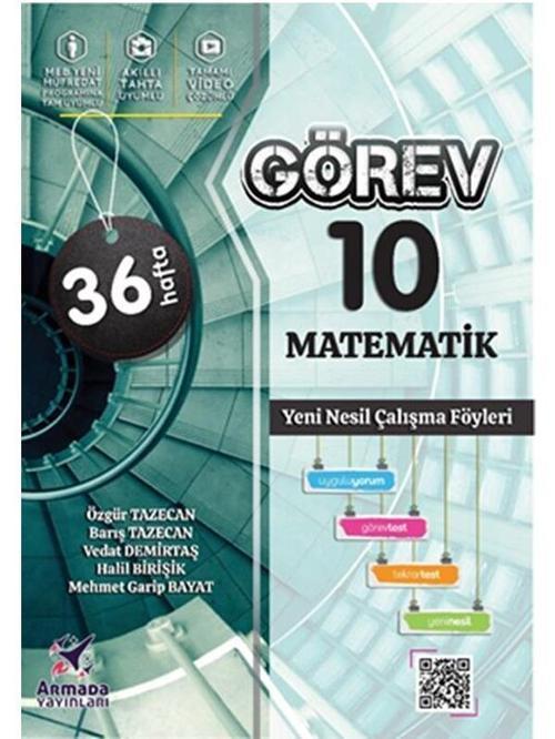 Armada 10.Sınıf Görev Matematik Yeni Nesil Çalışma Föyleri (36 Hafta) - Armada Yayınları
