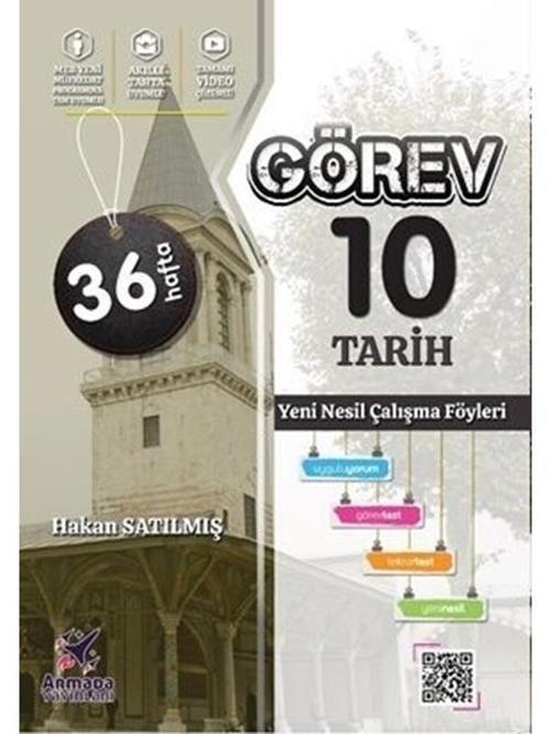 Armada 10.Sınıf Görev Tarih Yeni Nesil Çalışma Föyleri 36 Hafta - Armada Yayınları