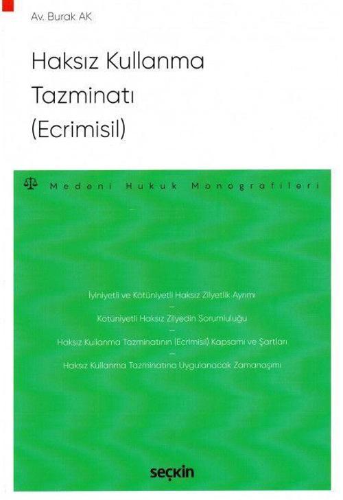Haksız Kullanma Tazminatı (Ecrimisil)