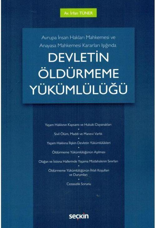 Devletin Öldürmeme Yükümlülüğü