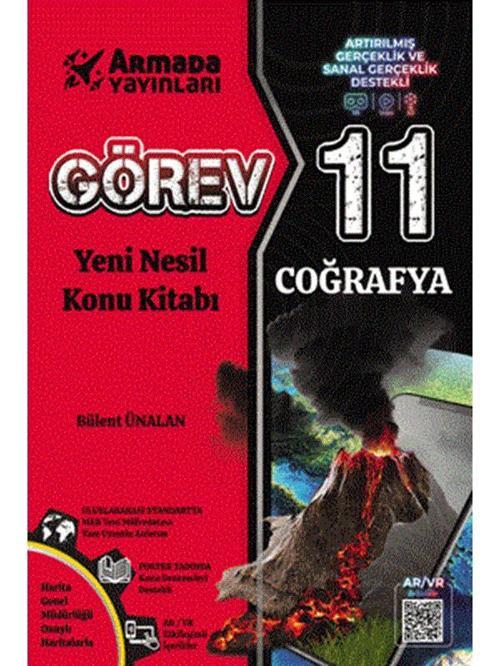 Armada Görev 11.Sınıf Coğrafya Yeni Nesil Konu Kitabı - Armada Yayınları