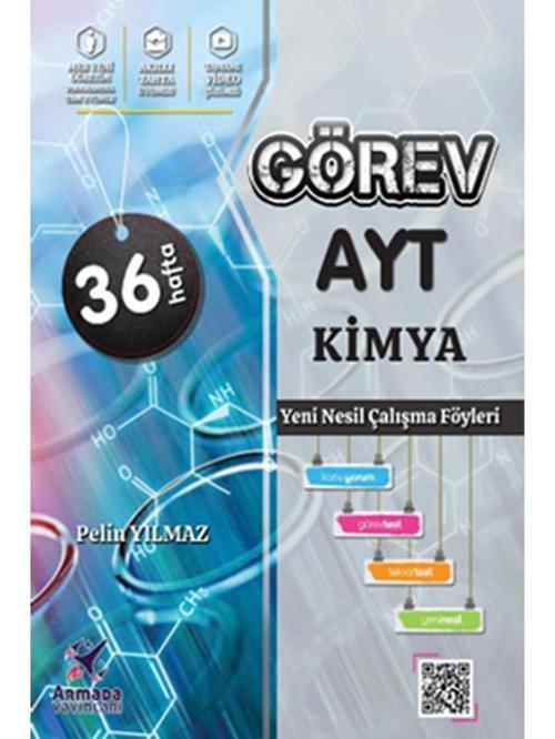 Armada Görev Yks Ayt Kimya Yeni Nesil Çalışma Föyleri (36 Hafta) - Armada Yayınları