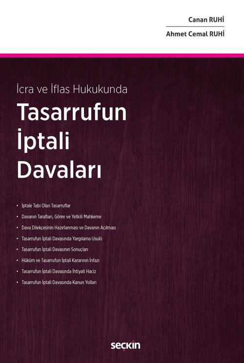 İcra ve İflas Hukukunda - Tasarrufun İptali Davaları
