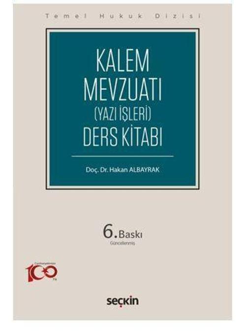 Kalem Mevzuatı Yazı İşleri Ders Kitabı