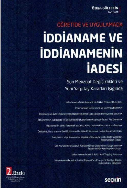 İddianame ve İddianamenin İadesi