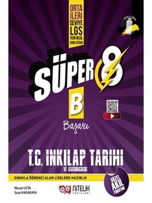 Nitelik 8. Sınıf Süper T.C. Inkılap Tarihi Ve Atatürkçülük Soru Kitabı - 