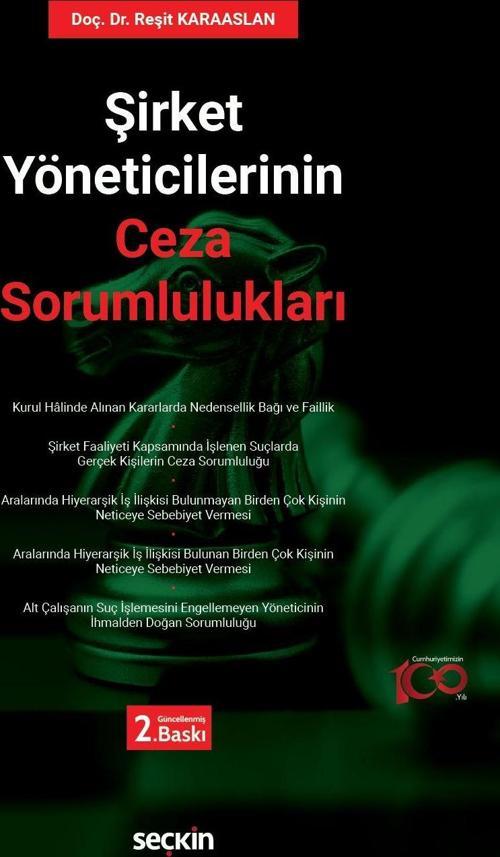 Şirket Yöneticilerinin Ceza Sorumlulukları