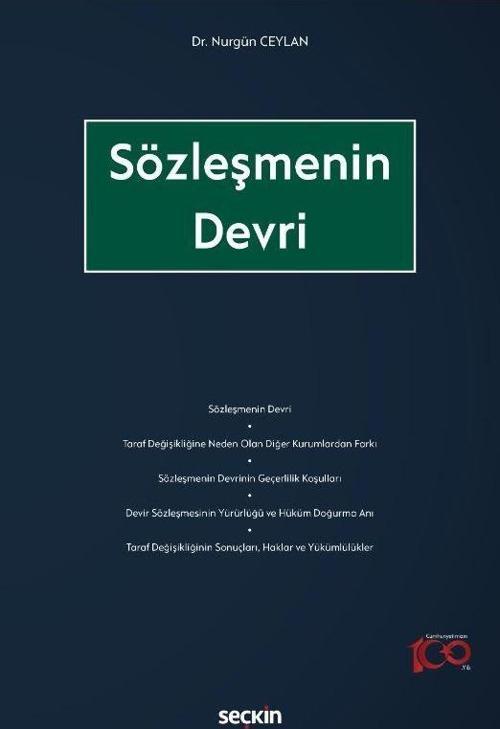 Seçkin Yayıncılık Sözleşmenin Devri
