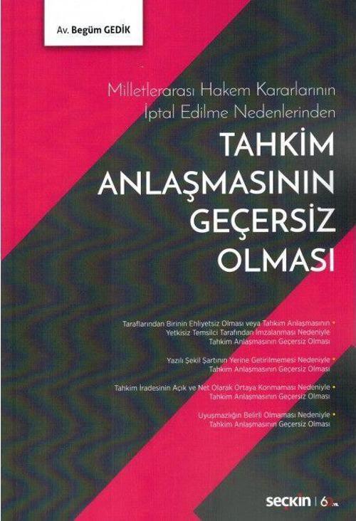Tahkim Anlaşmasının Geçersiz Olması
