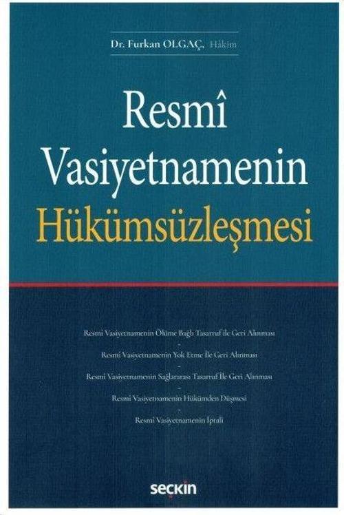 Resmi Vasiyetnamenin Hükümsüzleşmesi