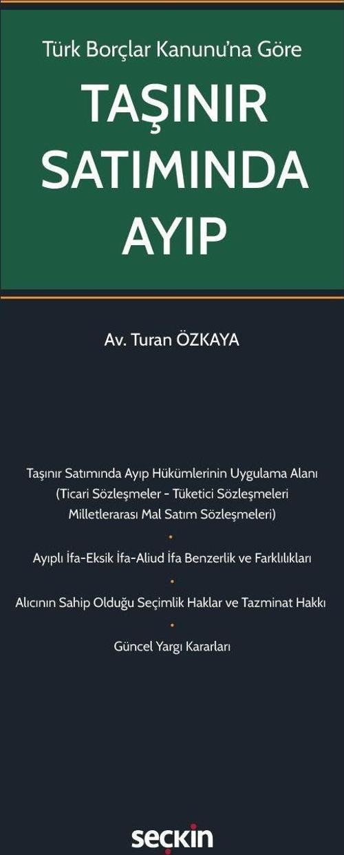 Taşınır Satımında Ayıp
