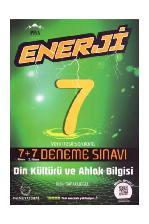 7.Sınıf Enerji Din Kültürü Ve Ahlak Bilgisi 7+7 Deneme Sınavı - Palme Yayınları